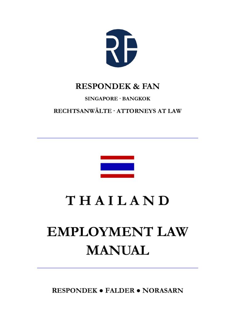 Thailand Employment Law Manual